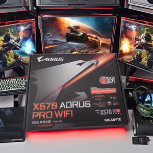 Placa base insignia Gigabyte <span class=keywords><strong>X570</strong></span> <span class=keywords><strong>AORUS</strong></span> <span class=keywords><strong>PRO</strong></span> WIFI ATX AMD <span class=keywords><strong>X570</strong></span> PCIe 4,0, WiFi 6 para juegos extremos y transmisión 4K - Product Image 2