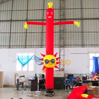 Feidu Sky Advertising Blue Inflatable Air Dancer Balloon Blower Durable Oxford Material Weather Resistant Waterproof Built-In
