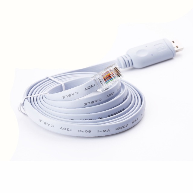 USB Console Cable USB to RJ45 Cable Essential Serial Adapter Console Cable With FTDI Chip Compatible