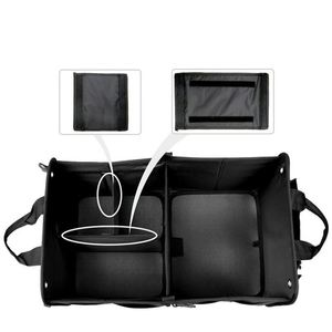 Organizador de Maletero de Coche Plegable Moderno, con Múltiples Compartimentos y Cierre de Cremallera, en Poliéster 600D, Superventas - Product Image 4
