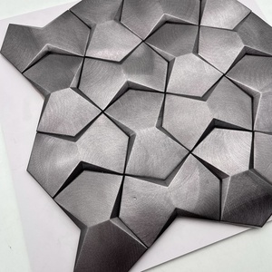 Phổ biến phong cách mới vàng 3D kim loại khảm cho tường gạch - Product Image 5