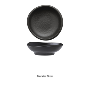 Black Matt Round Bowl Ø 8 cm Gural - Product Image 3