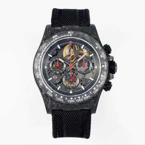 นาฬิกาข้อมือผู้ชายแบบกลไก คาร์บอนไฟเบอร์ ดีไซน์โปร่ง - ดีไซน์โปร่งทันสมัยและใช้งานได้หลากหลาย นาฬิกาข้อมือผู้ชายสไตล์คลาสสิก - Product Image 1