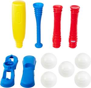 Ensemble de balles en T <span class=keywords><strong>Little</strong></span> <span class=keywords><strong>Tikes</strong></span>, rouge, 5 balles, pour les tout-petits de 3 ans et plus, cadeau de jouets à l'extérieur pour les enfants - Product Image 3