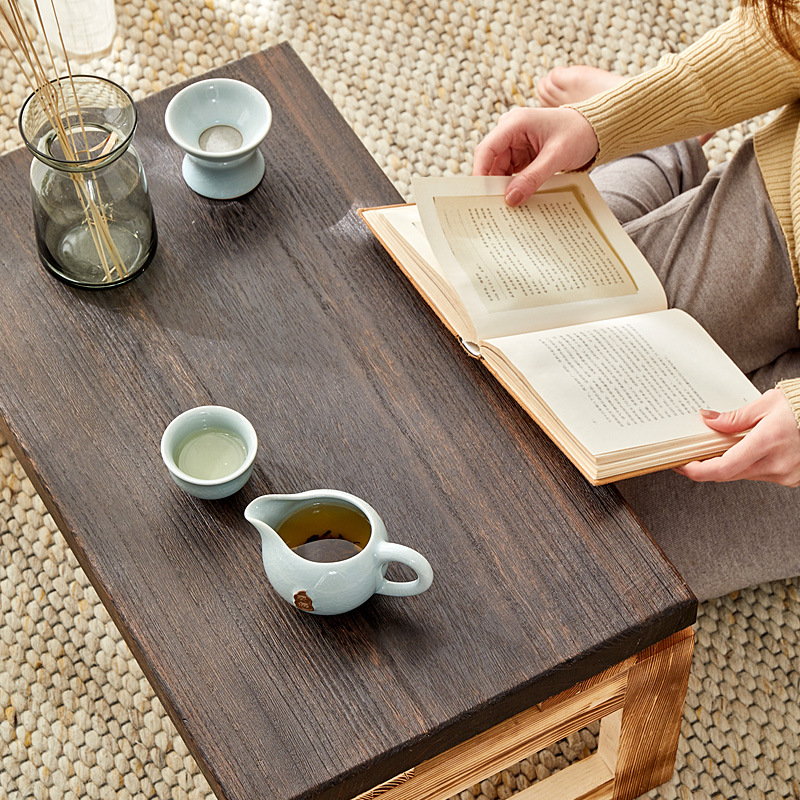 LH-025 wood coffee table living room modren coffee table rustic roun wood ANTIQUE orignal