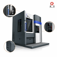 Torno CNC de Alta Precisión para Metal con Sistema de Transporte de Virutas y Refrigeración, Torno CNC Vertical