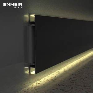 Senmry stile moderno in metallo alluminio battiscopa profili per scale a scopo decorativo - Product Image 1