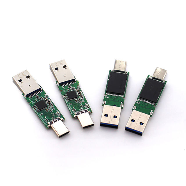 Bulk Ship Cheap Type-C Pendrive with Various Capacities 1GB 2GB 4GB 64GB 128GB USB 3.0 Interface Type-C Pendrive Chip