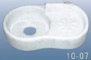 Clinica odontoiatrica bianca spittoon in ceramica dentale - Product Image 5