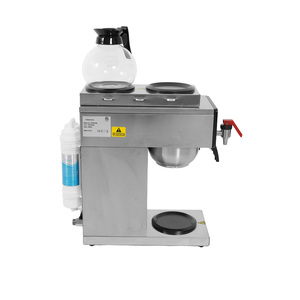 Machine à café commerciale en acier inoxydable de haute qualité avec écran numérique et chauffe-tasses pour restaurant / usage commercial - Product Image 4
