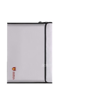 Sac de rangement pour batterie ignifuge Yhx 38x28cm en fibre de verre avec fermeture éclair pour batteries au lithium - Product Image 2