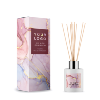 En gros Cartons Pliables Décorations De Parfum Diffuseur Boîte De Papier Emballage Désodorisant Maison Reed Boîte De Diffuseur Personnalisée