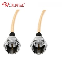 F-Typ Kabel 75 Ohm F-Stecker auf F-Stecker 90° °   Rechtwinklige RG179 Koax-Koaxial-Verlängerungseinheit für CATV HD-TV Satellit