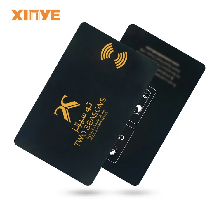 Personalize a impressão rfid cartão pvc para compartilhar informações de contato 13.56 mhz chip inteligente nfc cartões de visita
