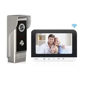 IP Door Intercom Wire Wifi Video Door Phone 4.3 Inch TFT LCD Screen Smart APP Unlock