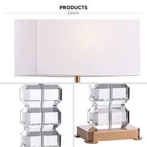 Tikanna Promozione Hot-Vendita A Buon Mercato <span class=keywords><strong>Paralume</strong></span> In Tessuto E27 Tavolo in <span class=keywords><strong>Cristallo</strong></span> di Luce per la Camera Da Letto - Product Image 6