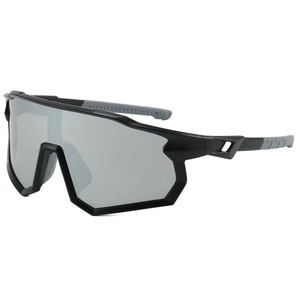 Outdoor Sports Cycling Sunglasses <b>Black</b> <b>Frame</b> PC Lens UV400 Anti Slip For Men Mountaineering Goggles - Product Image 3
