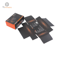 Boîte cadeau en papier pliable de luxe sur mesure en gros pour l'emballage de lumières LED