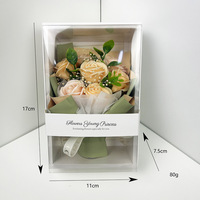 Bouquet de fleurs de savon artisanales Tanabata, roses éternelles, fleurs séchées, cadeau pour petite amie, Saint-Valentin, vente en gros d'usine