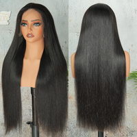 Perruques de cheveux humains ultra-lisses, Perruque frontale en dentelle HD, Cheveux vietnamiens bruts, Double densité, Pré-épilée, Perruques sans colle, Fournisseurs