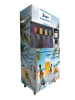 Distributeur Automatique de Bière Pression en Libre-Service, Machine à Bière Fraîche et Froide avec Fonctionnalité SDK