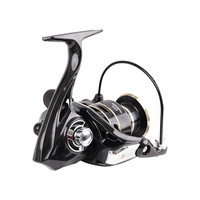 En gros Moulinet de pêche spinning entièrement métallique avec 13 roulements à billes, rapport 5.2:1, frein max 10KG, poignée EVA, pour rivière et lac, poignée interchangeable