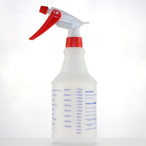 Bouteilles pulvérisatrices en <span class=keywords><strong>plastique</strong></span> HDPE PP de 1000 ml (32 oz) avec buse réglable personnalisée, bouteille pulvérisatrice en <span class=keywords><strong>plastique</strong></span> de 1 litre avec échelle de capacité en relief - Product Image 5
