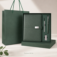 Ensemble cadeau carnet et stylo en cuir PU avec logo personnalisé, couleur Pantone assortie, journal d'affaires haut de gamme pour étudiants, boîte cadeau, faible MOQ