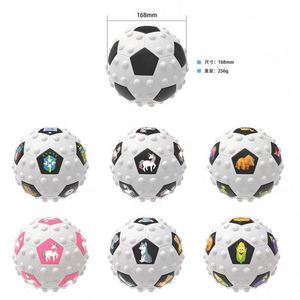 Nouveauté 2022 : Jouet cube amusant, puzzle rotatif, boule magique arc-en-ciel, fidget football soccer - Product Image 5