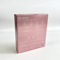 Caja de Cartón Plateada de Lujo Personalizada para Mascarillas Faciales, Cajas de Embalaje de Papel para Cosméticos con Impresión de Logotipo para el Cuidado de la Piel