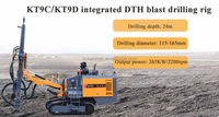 Foreuse intégrée diesel KT9C KT9D pour forage de trous de dynamitage minier professionnel