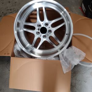 YXQ 5x120 E46 Roues 18 19 Pouces <span class=keywords><strong>Jantes</strong></span> Argent Coulée Alliage Roues De Voiture pour E46 <span class=keywords><strong>M3</strong></span> <span class=keywords><strong>CSL</strong></span> E60 E36 E38 E39 F10 F30 - Product Image 5