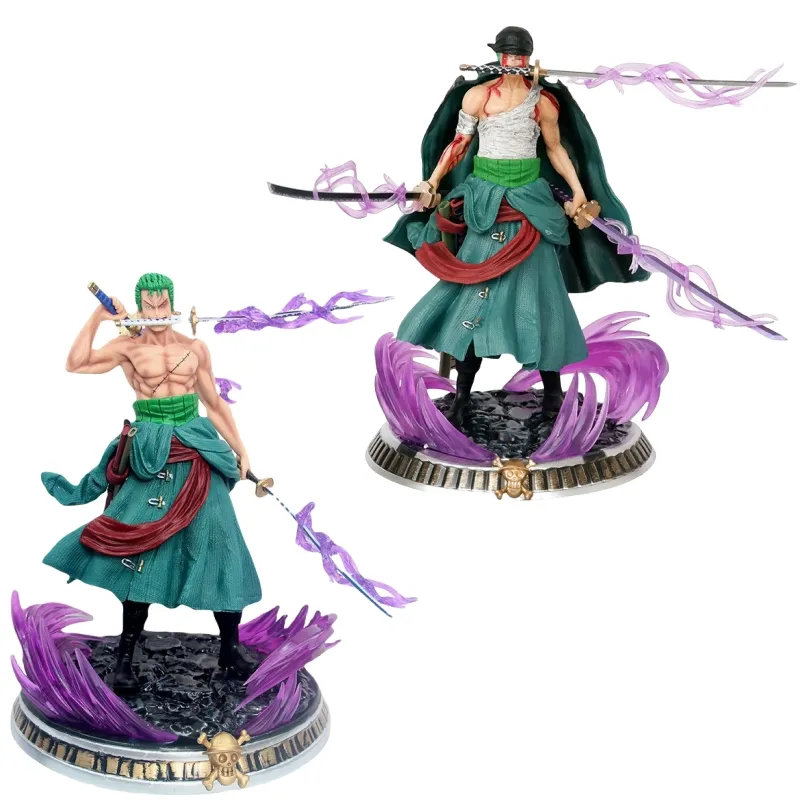 Estátua de alta qualidade Zoro GK estilo grande, modelo em pvc, artesanato, peças únicas, mito stream, figuras de ação de anime Zoro