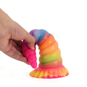 YOCY Vente chaude Dildo lumineux de 9 pouces Dildo qui brille dans le noir Grand ensemble de bouchons anaux avec ventouse - Product Image 6