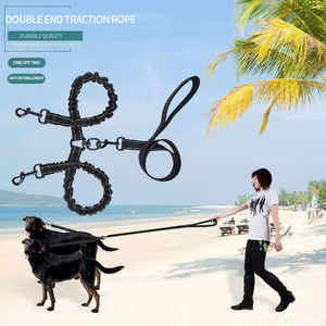 दो कुत्तों पट्टा युग्मक डबल जुड़वां नेतृत्व चलने कुत्ते Leashes - Product Image 3