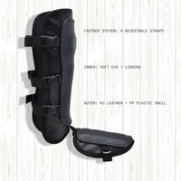 Protections de jambe pour frappeur de baseball avec logo personnalisable réglable Protections de jambe pour softball