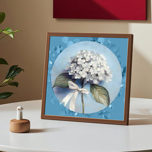 مجموعة التدريبات الدائرية الجميلة المطبوعة بالألماس والزهور 5D Art للأطفال مناسبة مع مجموعات الأدوات - Product Image 2