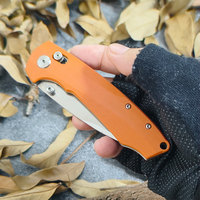 Couteau à lame fixe en acier D2, manche G10, survie en plein air, tactique, EDC, chasse, poche, portable, camping, support OEM ODM
