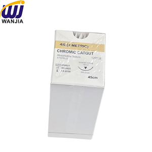 WANJIA-<span class=keywords><strong>Sutura</strong></span> <span class=keywords><strong>de</strong></span> ácido poliglicólico, hilo quirúrgico absorbible con aguja para uso clínico y veterinario en hospitales, estéril - Product Image 4