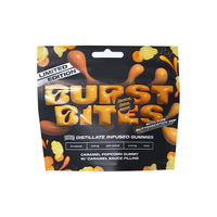 Sacs en plastique refermables en Mylar noir anti-odeur personnalisés avec design pour emballage alimentaire