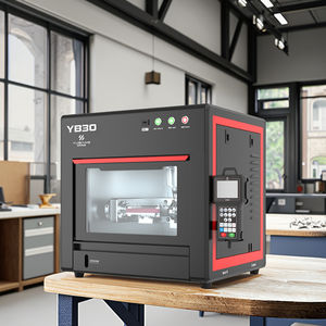 Routeur <span class=keywords><strong>CNC</strong></span> à 4 axes à montage au sol de haute précision YB-30 Précision de 0,01 mm 120W/220V pour les pendentifs en jade, les sceaux et les perles de bijoux - Product Image 1