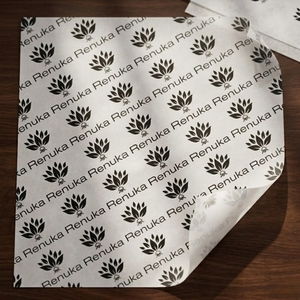 Papel de Hornear Antiadherente de Grado Alimenticio con Nombre Personalizado Impreso en una Cara, Recubierto de Silicona, en Hojas y Rollos, a Prueba de Grasa - Product Image 1