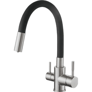Kitchen Bilbao Faucet Stainless Steel Single Handle Modern Design Multi-Functional For Home - Product Image 1