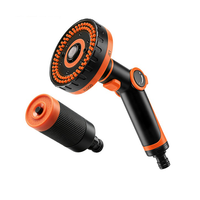 Pistolet d'arrosage de jardin à 6 fonctions, conception brevetée, pour arrosage et nettoyage