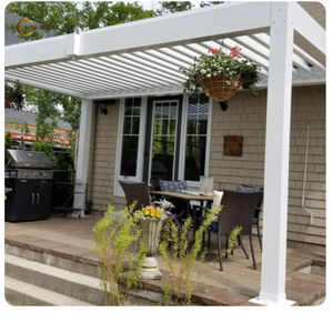 KAKADU Hot Frame Awnings Post Wall Install Garden Zip <b>Track</b> Outdoor Blinds Automatic Canopy Aluminum Frame Roof Skylight Pergola - Product Image 3