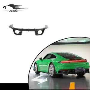 Diffuser belakang karbon kering kustom pabrik untuk Porsche 911 992 2019-2023