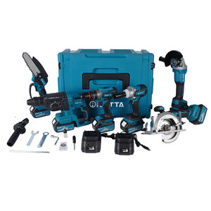Промышленный многофункциональный набор аккумуляторных электроинструментов IVETTA: дрель, угловая шлифмашина, электрический молоток для мебели - Product Image 1