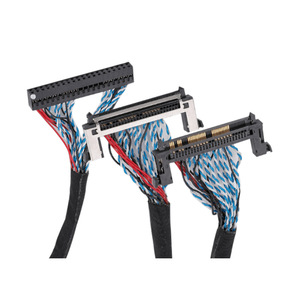 OEM tùy chỉnh 20/30/40 Pin Màn hình <span class=keywords><strong>LCD</strong></span> Cáp 50cm <span class=keywords><strong>LVDS</strong></span> cáp cho <span class=keywords><strong>LCD</strong></span> Panel <span class=keywords><strong>LCD</strong></span> hiển thị phụ kiện - Product Image 1