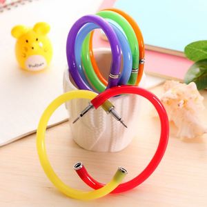 Wholesales Creative Novelty Candy Multi-color Bracelet Plastic Ballpoint <b>Pen</b> With Custom Logo for Children Stationery Gift - Product Image 6