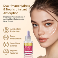 Huile éclaircissante pour la peau à l'acide hyaluronique, marque privée OEM, extrait de myrtille, huile d'argousier, sérum pour le visage 30 ml